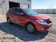 2016 Nissan Pathfinder Platinum with VIN 5N1AR2MM5GC646013, listed as a Copart auction lot 80835785 with 158,974 mi miles and Clean title. Bid and sale history available at DreamBid. Image 4.