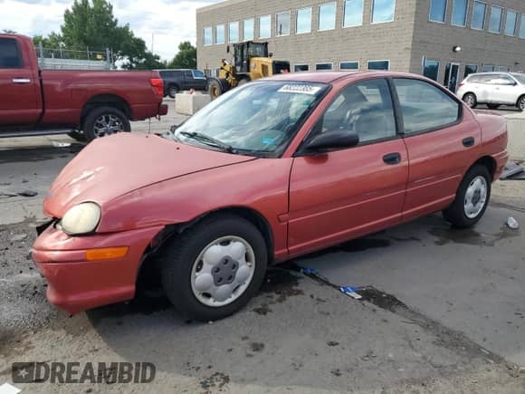 1996 Dodge Neon Highline с VIN 1B3ES47C2TD696690, выставлен на аукционе Copart как лот 68222385 с пробегом 62 927 миль миль и Списание • Salvage title. История ставок и продаж доступна на DreamBid. Изображение 1.