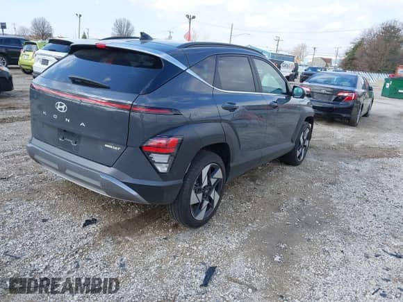 2025 Hyundai Kona Limited с VIN KM8HECA39SU190015, выставлен на аукционе IAAI как лот 41971064 с пробегом 2 595 миль миль и . История ставок и продаж доступна на DreamBid. Изображение 4.