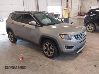 2020 Jeep Compass Limited with VIN 3C4NJDCB9LT221711, listed as a IAAI auction lot 42971876 with 44,644 mi miles and . Bid and sale history available at DreamBid. Image 1.