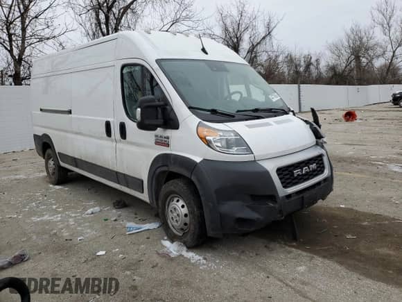 2022 Ram ProMaster Cargo z VIN 3C6LRVDGXNE125245, wystawiony jako Copart lot #44778685 z przebiegiem 44 833 mil mil oraz Szkoda całkowita • Salvage title. Historia ofert i sprzedaży dostępna na DreamBid. Obrazek 4.