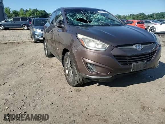 2014 Hyundai Tucson GLS with VIN KM8JT3AF2EU925312, listed as a Copart auction lot 58094795 with 88,275 mi miles and Salvage title. Bid and sale history available at DreamBid. Image 14.