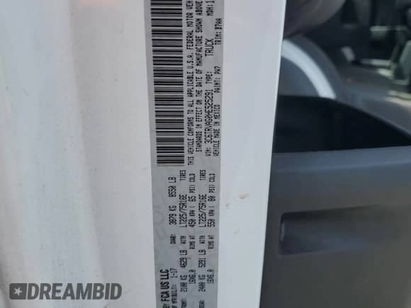 2017 Ram ProMaster Cargo с VIN 3C6TRVAG0HE525291, выставлен на аукционе Copart как лот 80079405 с пробегом 149 612 миль миль и Списание • Salvage title. История ставок и продаж доступна на DreamBid. Изображение 13.