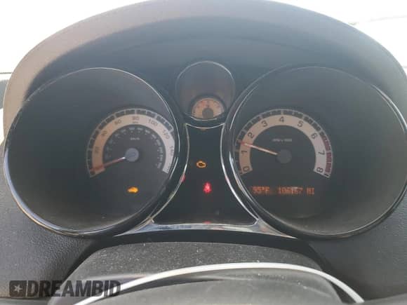 2008 Saturn Sky Red Line with VIN 1G8MF35X78Y120375, listed as a Copart auction lot 57680885 with 106,167 mi miles and Clean title. Bid and sale history available at DreamBid. Image 9.