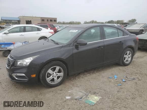 2015 Chevrolet Cruze LT with VIN 1G1PC5SB4F7237049, listed as a Copart auction lot 90094795 with 126,605 mi miles and Clean title. Bid and sale history available at DreamBid. Image 1.