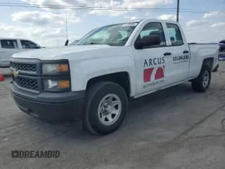 2015 Chevrolet Silverado 1500 Work Truck with VIN 1GCRCPEC5FZ382198, listed as a Copart auction lot 71785065 with 199,704 mi miles and Salvage title. Bid and sale history available at DreamBid. Image 1.