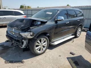 2011 Dodge Durango Crew with VIN 1D4SE4GT1BC593891, listed as a Copart auction lot 65238835 with 162,854 mi miles and Salvage title. Bid and sale history available at DreamBid. Image 1.
