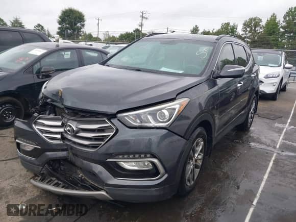 2018 Hyundai Santa Fe 2.0T with VIN 5XYZU4LA1JG529573, listed as a IAAI auction lot 43307903 with 83,585 mi miles and . Bid and sale history available at DreamBid. Image 17.
