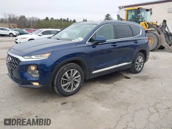 2019 Hyundai Santa Fe SEL with VIN 5NMS3CAD9KH002397, listed as a IAAI auction lot 41162083 with 57,116 mi miles and . Bid and sale history available at DreamBid. Image 17.