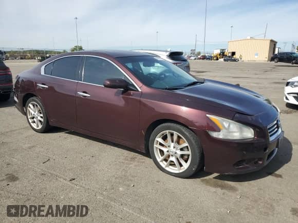 2014 Nissan Maxima SV with VIN 1N4AA5AP9EC486877, listed as a Copart auction lot 86307375 with Not provided miles and Clean title. Bid and sale history available at DreamBid. Image 4.