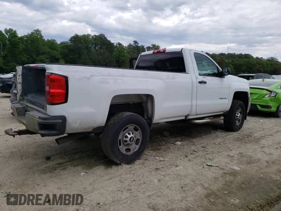 2017 Chevrolet Silverado 2500HD Work Truck with VIN 1GC0KUEG7HZ183329, listed as a Copart auction lot 54746924 with 207,897 mi miles and Salvage title. Bid and sale history available at DreamBid. Image 3.