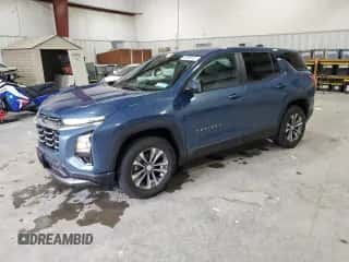 2025 Chevrolet Equinox AWD LT z VIN 3GNAXPEG2SL134231, wystawiony jako Copart lot #44898085 z przebiegiem 3 707 mil mil oraz Szkoda całkowita • Salvage title. Historia ofert i sprzedaży dostępna na DreamBid. Obrazek 1.