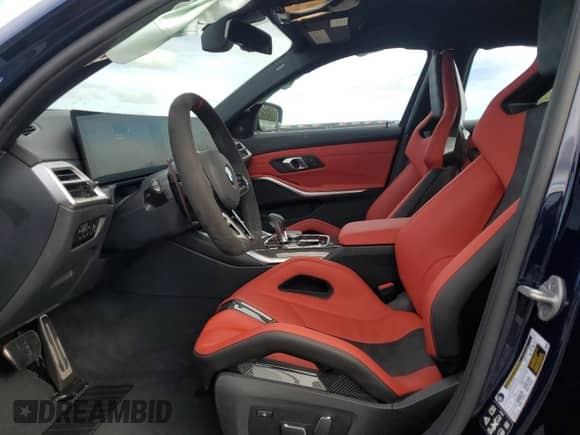 2025 BMW M3 Competition xDrive с VIN WBS33HJ09SFV44619, выставлен на аукционе Copart как лот 80911415 с пробегом 2 590 миль миль и Списание • Salvage title. История ставок и продаж доступна на DreamBid. Изображение 7.