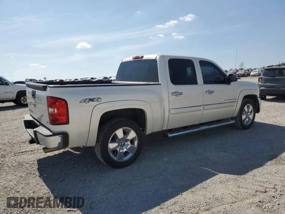 2009 Chevrolet Silverado 1500 LTZ with VIN 3GCEK33M69G249203, listed as a Copart auction lot 80805045 with 156,964 mi miles and Salvage title. Bid and sale history available at DreamBid. Image 3.