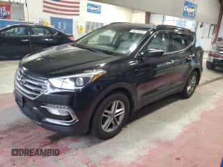 2017 Hyundai Santa Fe 2.4L with VIN 5NMZUDLB5HH049027, listed as a Copart auction lot 86816465 with 154,517 mi miles and Clean title. Bid and sale history available at DreamBid. Image 1.