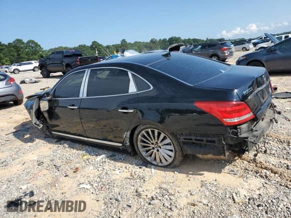 2015 Hyundai Equus Signature z VIN KMHGH4JH3FU093001, wystawiony jako Copart lot #66931885 z przebiegiem Nie podano mil oraz Szkoda całkowita • Salvage title. Historia ofert i sprzedaży dostępna na DreamBid. Obrazek 2.