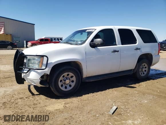 2012 Chevrolet Tahoe Commercial with VIN 1GNSK2E01CR208497, listed as a Copart auction lot 48228785 with 161,616 mi miles and Clean title. Bid and sale history available at DreamBid. Image 1.