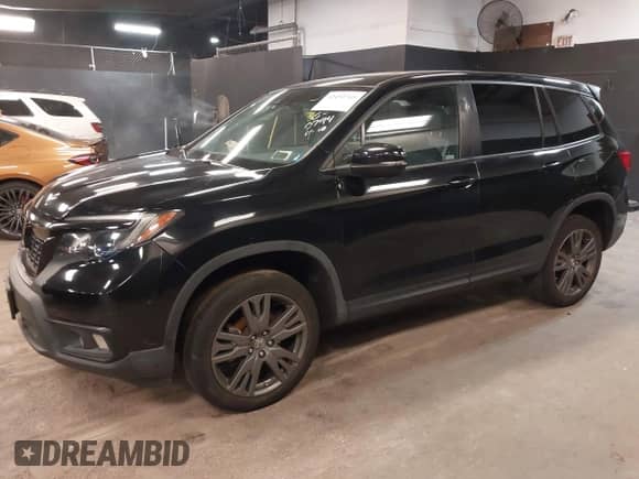 2021 Honda Passport EX-L с VIN 5FNYF8H54MB036555, выставлен на аукционе IAAI как лот 42493765 с пробегом 61 454 миль миль и . История ставок и продаж доступна на DreamBid. Изображение 19.