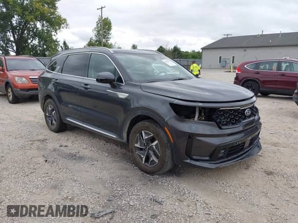 2021 Kia Sorento EX with VIN KNDRH4LG0M5019057, listed as a IAAI auction lot 43055674 with 83,265 mi miles and . Bid and sale history available at DreamBid. Image 1.