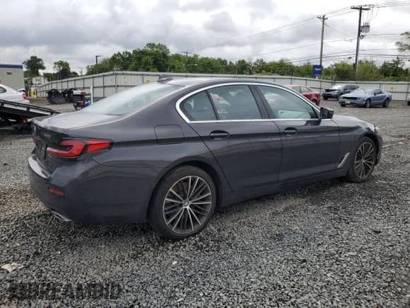 2023 BMW 5 Series 540i xDrive with VIN WBA73BJ05PWY12074, listed as a Copart auction lot 57856525 with 33,616 mi miles and Salvage title. Bid and sale history available at DreamBid. Image 3.