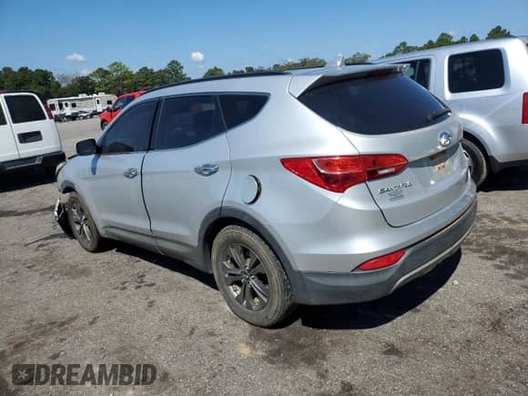 2014 Hyundai Santa Fe with VIN 5XYZU3LBXEG205112, listed as a Copart auction lot 84441695 with 210,968 mi miles and Salvage title. Bid and sale history available at DreamBid. Image 2.