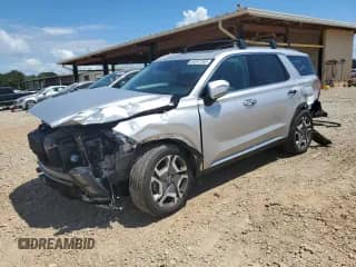 2025 Hyundai Palisade SEL Premium с VIN KM8R44GE5SU922694, выставлен на аукционе Copart как лот 66547255 с пробегом 1 738 миль миль и Списание • Salvage title. История ставок и продаж доступна на DreamBid. Изображение 1.