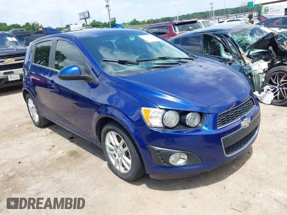 2014 Chevrolet Sonic LT with VIN 1G1JD6SBXE4170952, listed as a IAAI auction lot 42409492 with 134,049 mi miles and . Bid and sale history available at DreamBid. Image 1.