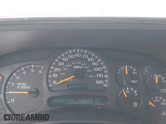 2006 Chevrolet Suburban LTZ with VIN 3GNFK16UX6G122798, listed as a IAAI auction lot 42681960 with 312,480 mi miles and . Bid and sale history available at DreamBid. Image 15.
