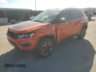 2018 Jeep Compass Trailhawk с VIN 3C4NJDDB9JT143913, выставлен на аукционе Copart как лот 82592165 с пробегом 169 451 миль миль и Чистый • Clean title. История ставок и продаж доступна на DreamBid. Изображение 1.