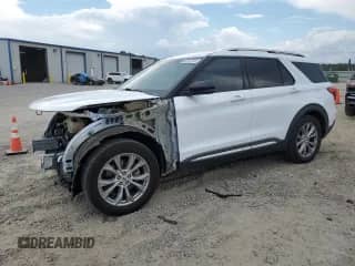 2020 Ford Explorer Limited z VIN 1FMSK7FH7LGA10704, wystawiony jako Copart lot #68747315 z przebiegiem 110 444 mil mil oraz Szkoda całkowita • Salvage title. Historia ofert i sprzedaży dostępna na DreamBid. Obrazek 1.
