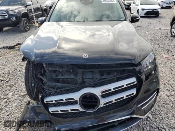 2021 Mercedes-Benz GLS 580 with VIN 4JGFF8GE0MA553445, listed as a Copart auction lot 69935684 with Not provided miles and Salvage title. Bid and sale history available at DreamBid. Image 12.