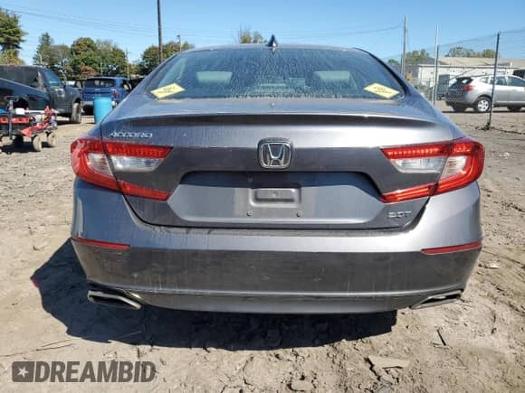 2019 Honda Accord EX-L with VIN 1HGCV2F54KA022000, listed as a Copart auction lot 85154105 with Not provided miles and Salvage title. Bid and sale history available at DreamBid. Image 6.