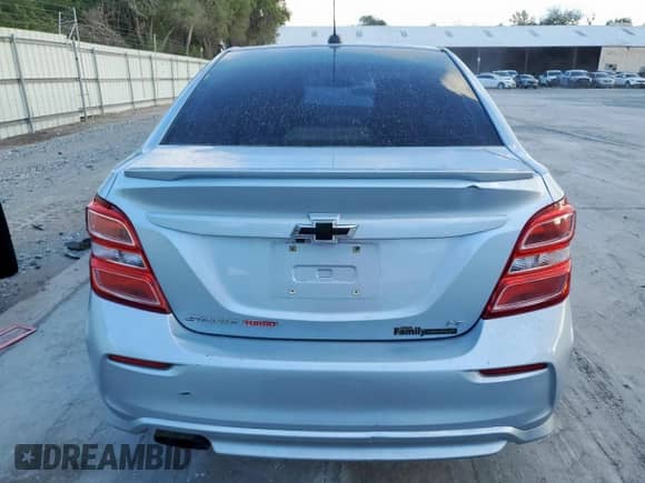 2018 Chevrolet Sonic LT with VIN 1G1JD5SB4J4133870, listed as a Copart auction lot 81517855 with 76,327 mi miles and Salvage title. Bid and sale history available at DreamBid. Image 6.