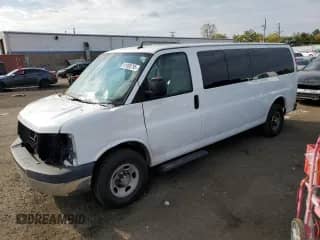 2014 Chevrolet Express Passenger LT с VIN 1GAZG1FG2E1114315, выставлен на аукционе Copart как лот 81058795 с пробегом 187 061 миль миль и Списание • Salvage title. История ставок и продаж доступна на DreamBid. Изображение 1.