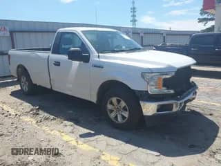 2019 Ford F-150 XL with VIN 1FTMF1C58KKD60301, listed as a IAAI auction lot 43080733 with 128,826 mi miles and . Bid and sale history available at DreamBid. Image 1.