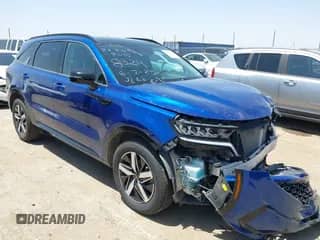 2022 Kia Sorento EX with VIN 5XYRH4LF6NG078324, listed as a IAAI auction lot 42554315 with 79,779 mi miles and . Bid and sale history available at DreamBid. Image 1.