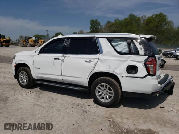 2021 Chevrolet Tahoe LS с VIN 1GNSKMKD0MR315982, выставлен на аукционе Copart как лот 52740585 с пробегом 54 954 миль миль и Списание • Salvage title. История ставок и продаж доступна на DreamBid. Изображение 2.