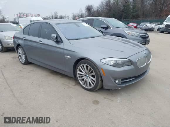 2011 BMW 5 Series 550i xDrive with VIN WBAFU9C55BC783941, listed as a IAAI auction lot 41407701 with 121,440 mi miles and . Bid and sale history available at DreamBid. Image 1.
