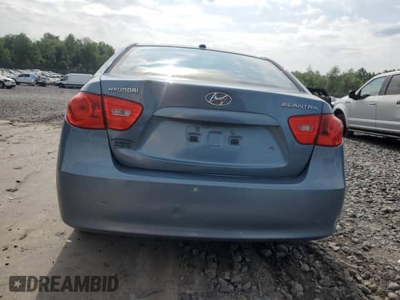 2007 Hyundai Elantra GLS with VIN KMHDU46D97U182934, listed as a Copart auction lot 69091065 with 43,161 mi miles and Salvage title. Bid and sale history available at DreamBid. Image 6.