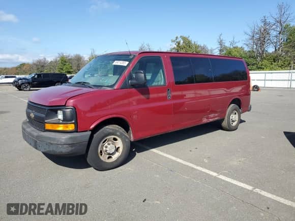 2009 Chevrolet Express Passenger z VIN 1GAHG39K891171907, wystawiony jako Copart lot #69014365 z przebiegiem 182 212 mil mil oraz Czysty tytuł • Clean title. Historia ofert i sprzedaży dostępna na DreamBid. Obrazek 1.