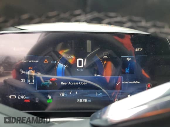 2024 Chevrolet Equinox EV LT с VIN 3GN7DLRP0RS282576, выставлен на аукционе Copart как лот 44641965 с пробегом 5 928 миль миль и Списание • Salvage title. История ставок и продаж доступна на DreamBid. Изображение 9.