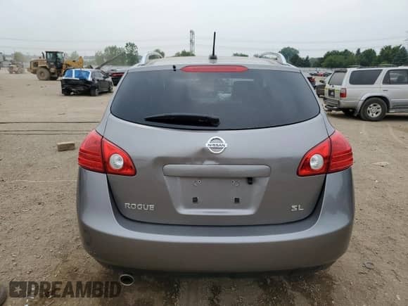 2008 Nissan Rogue SL with VIN JN8AS58T98W024062, listed as a Copart auction lot 60819635 with 85,152 mi miles and Salvage title. Bid and sale history available at DreamBid. Image 6.