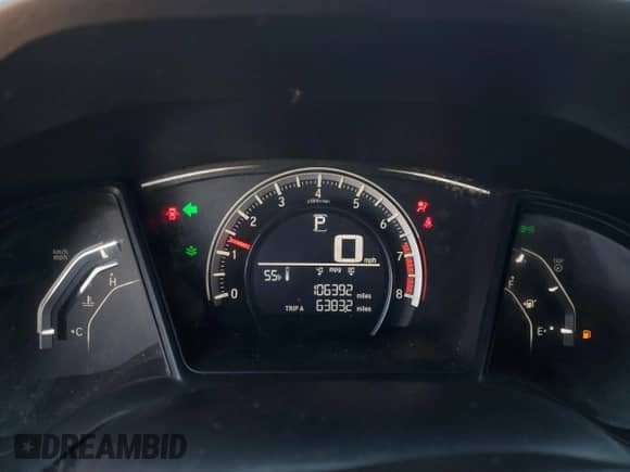 2016 Honda Civic LX с VIN 19XFC2F51GE008027, выставлен на аукционе Copart как лот 71413165 с пробегом 106 392 миль миль и Списание • Salvage title. История ставок и продаж доступна на DreamBid. Изображение 9.