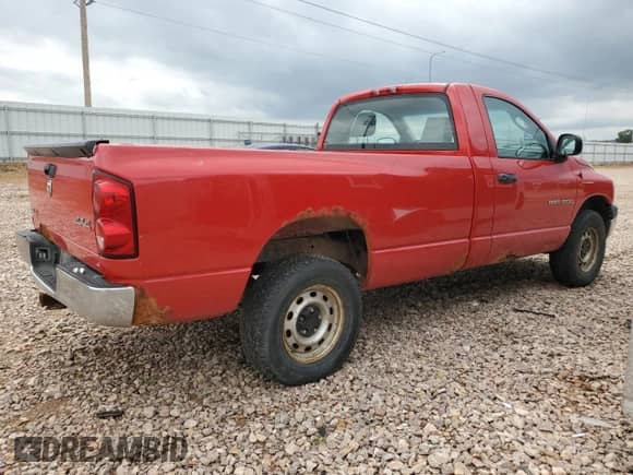 2007 Dodge 1500 ST с VIN 1D7HU16P87J627976, выставлен на аукционе Copart как лот 66597445 с пробегом 164 742 миль миль и Чистый • Clean title. История ставок и продаж доступна на DreamBid. Изображение 3.