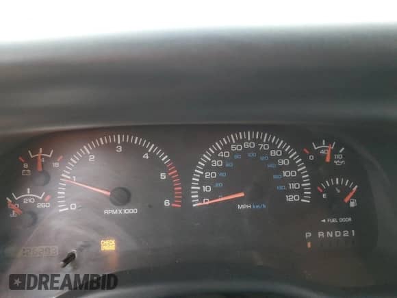 1998 Dodge Dakota SLT z VIN 1B7GL22X4WS573038, wystawiony jako Copart lot #44205935 z przebiegiem 126 293 mil mil oraz Czysty tytuł • Clean title. Historia ofert i sprzedaży dostępna na DreamBid. Obrazek 9.