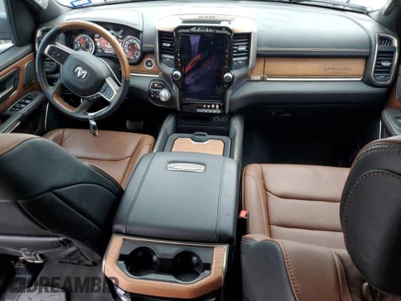 2020 Ram 1500 Longhorn с VIN 1C6SRFKM8LN323731, выставлен на аукционе Copart как лот 84381484 с пробегом 16 243 миль миль и Списание • Salvage title. История ставок и продаж доступна на DreamBid. Изображение 8.