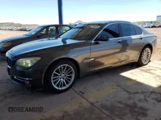 2013 BMW 7 Series 750i with VIN WBAYA8C50DD227660, listed as a Copart auction lot 71820475 with 120,533 mi miles and Salvage title. Bid and sale history available at DreamBid. Image 1.
