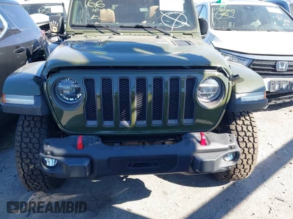 2021 Jeep Wrangler Unlimited Rubicon with VIN 1C4HJXFN6MW551659, listed as a IAAI auction lot 43527749 with 36,606 mi miles and . Bid and sale history available at DreamBid. Image 13.
