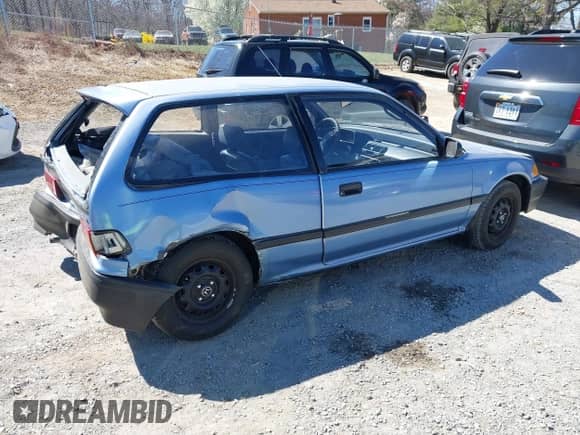 1988 Honda Civic with VIN JHMED6346JS001458, listed as a IAAI auction lot 41857021 with 80,979 mi miles and . Bid and sale history available at DreamBid. Image 4.