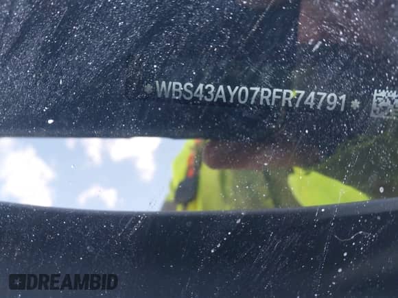 2024 BMW M3 Competition xDrive with VIN WBS43AY07RFR74791, listed as a IAAI auction lot 41356452 with 14,552 mi miles and . Bid and sale history available at DreamBid. Image 17.